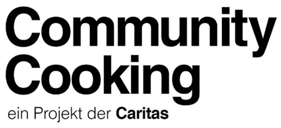 Logo Community Cooking – ein Projekt der Caritas