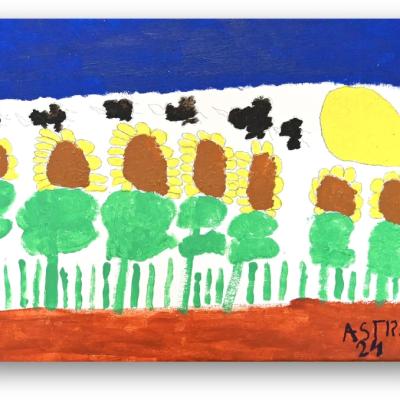 Astrid: „Sonnenblumenfeld“