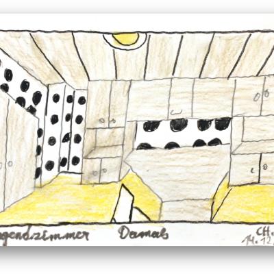 Christian Rebhan: „Jugendzimmer damals, 2023“